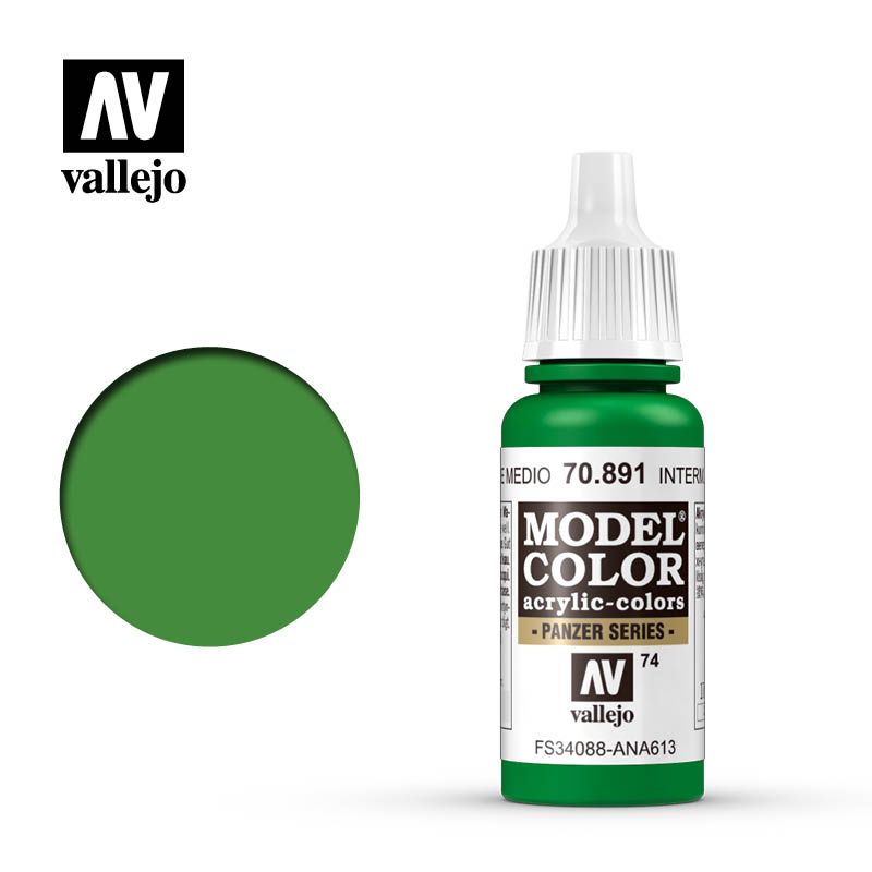 70.891 Intermediate Green (Matt) - Vallejo Model Color
