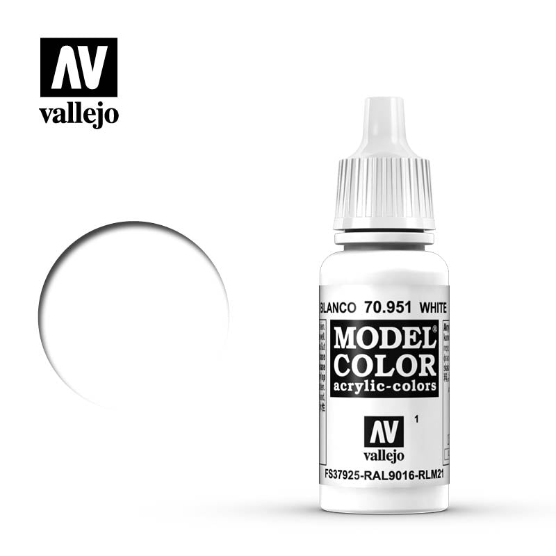70.951 White (Matt) - Vallejo Model Color