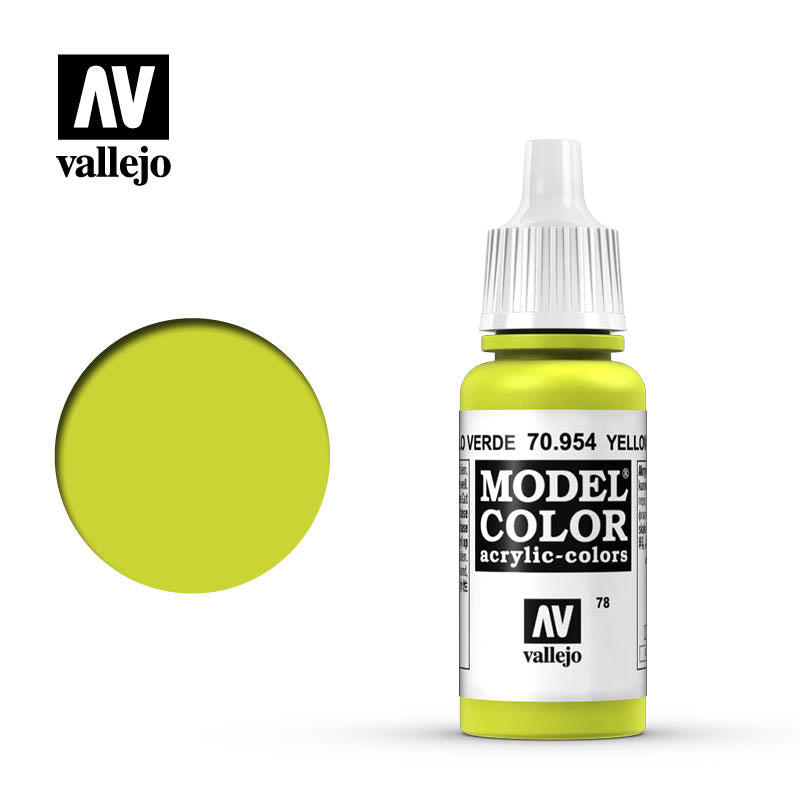 70.954 Yellow Green (Matt) - Vallejo Model Color