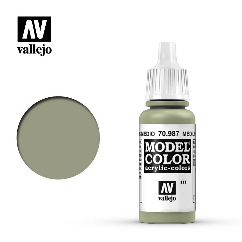 70.987 Medium Grey (Matt) - Vallejo Model Color