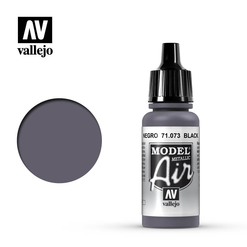 71.073 Black (Metallic) - Vallejo Model Air