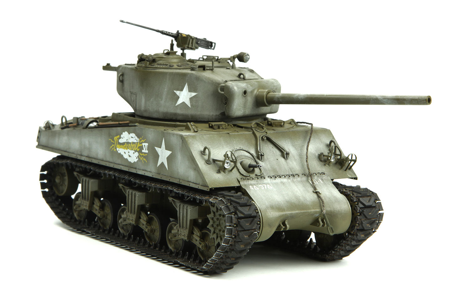 TS043 - Meng 1/35 Sherman M4A3 (76) W tank with metal cables and springs
