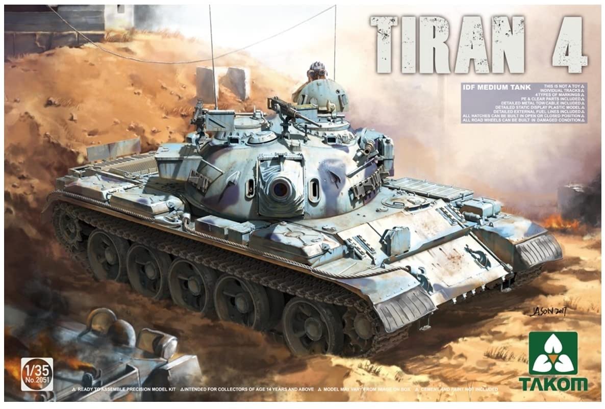 TAK2051 - Takom 1/35 - IDF "Tiran-4" Medium Tank