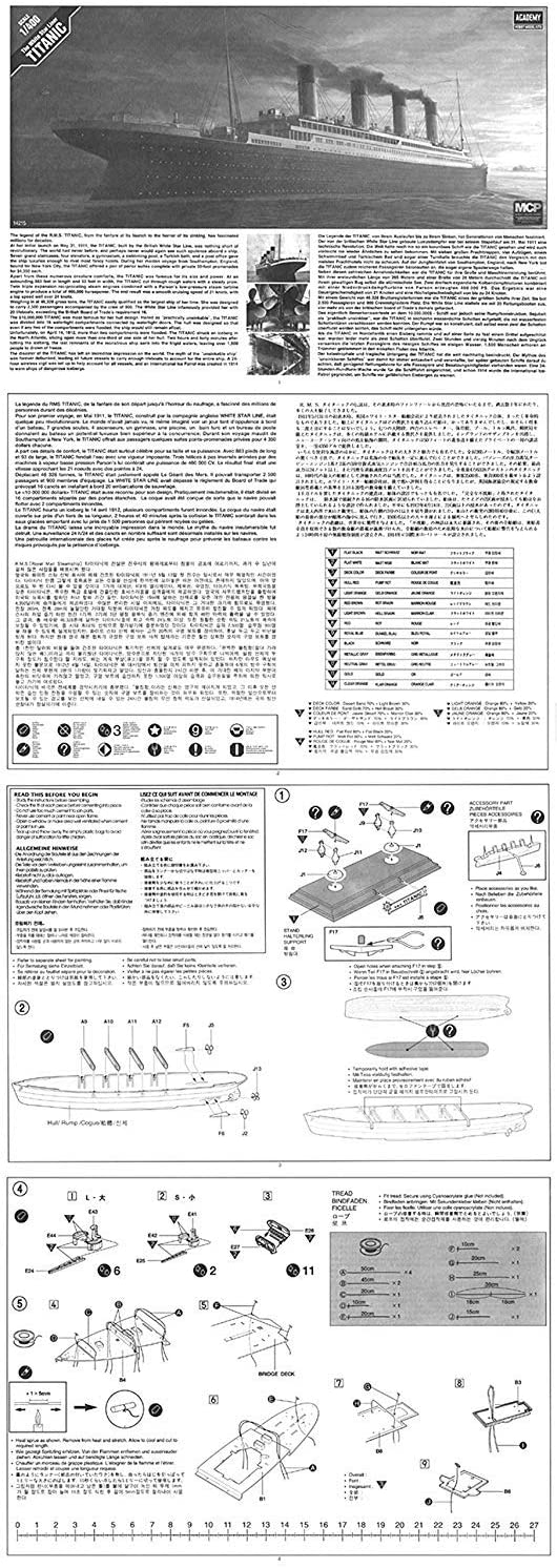 ACA14215 - 1/400 R.M.S. TITANIC M.C.P