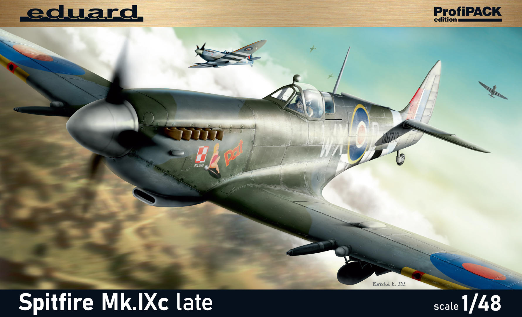 8281 - Eduard 1/48 - Spitfire Mk.IXc Late Version ProfiPACK