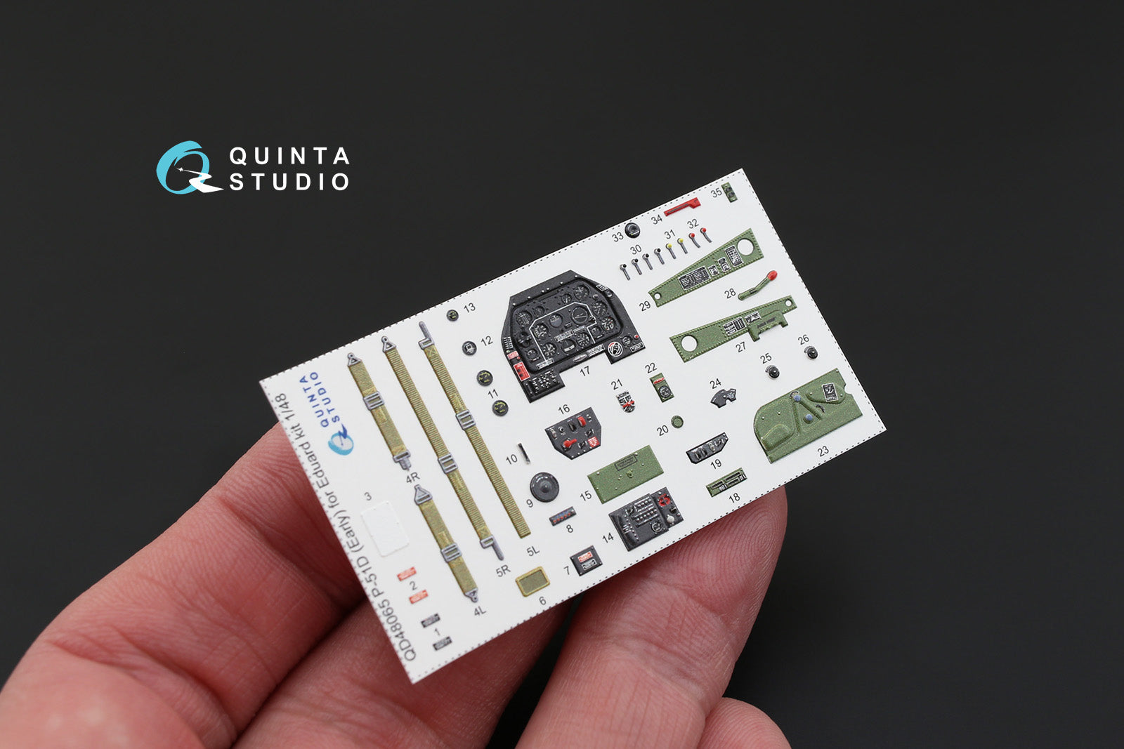 Quinta Studio - 1/48 P-51D (Early) QD48065 for Eduard kit