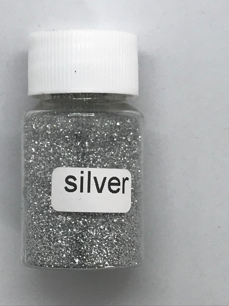 Silver Fine Glitter - 20 ml