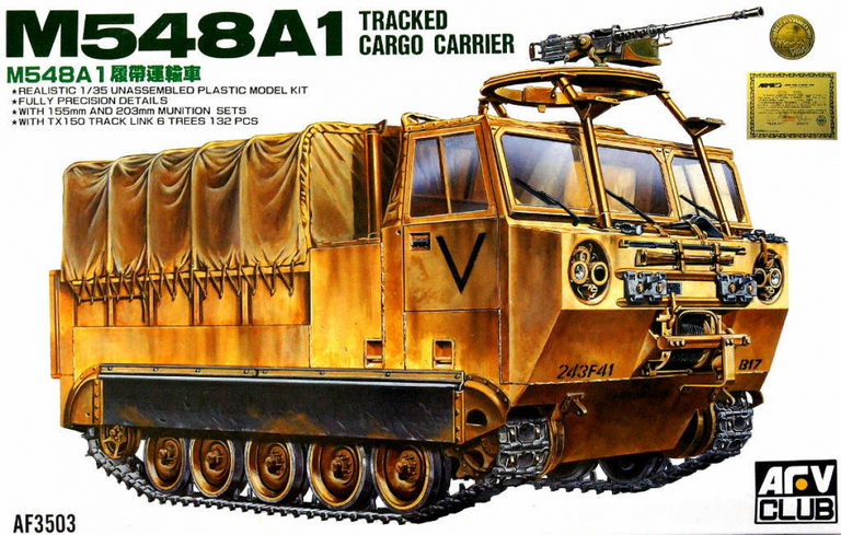AF35003 - AFV Club 1/35 - M548A1 Tracked Cargo Carrier
