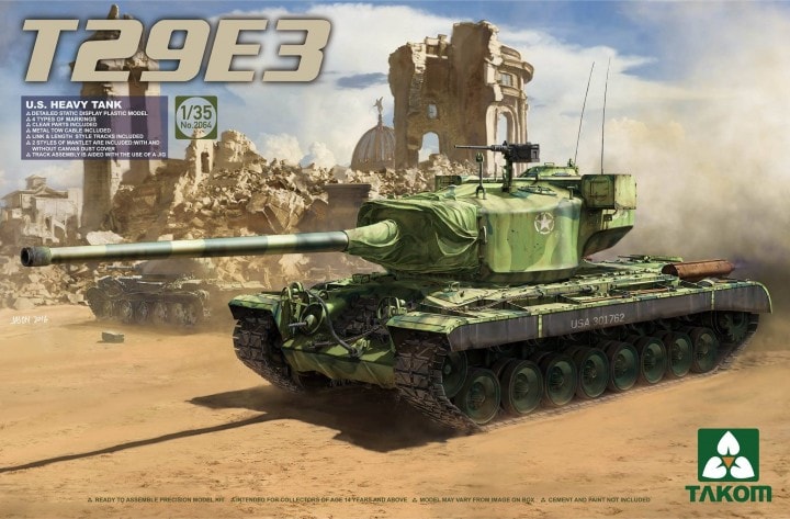 TAK2064 - Takom 1/35 T29 E3 Heavy Tank