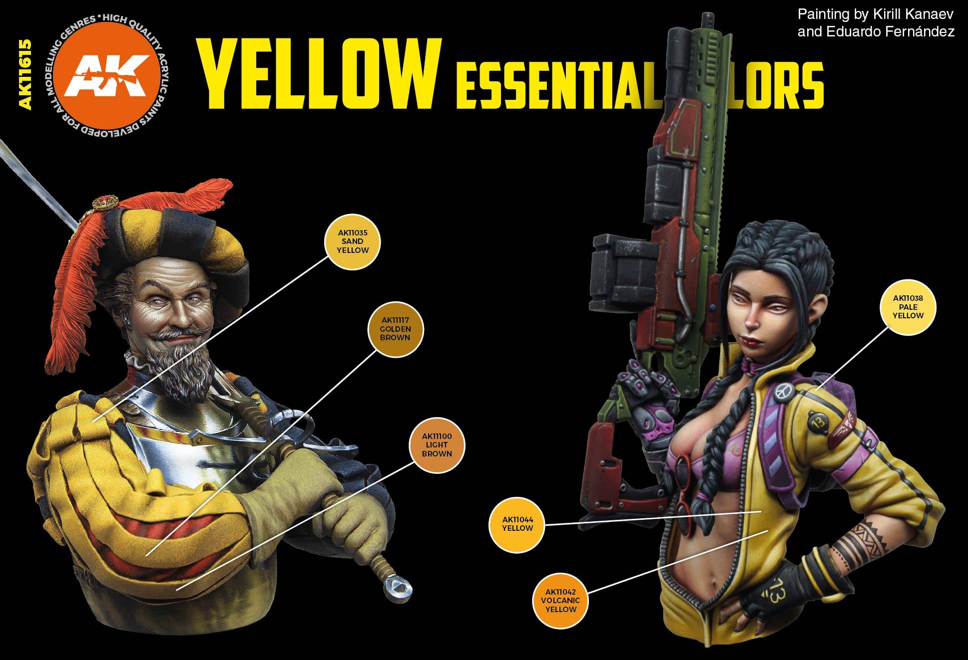 AK11615 -  Yellow Uniform Colours 3G