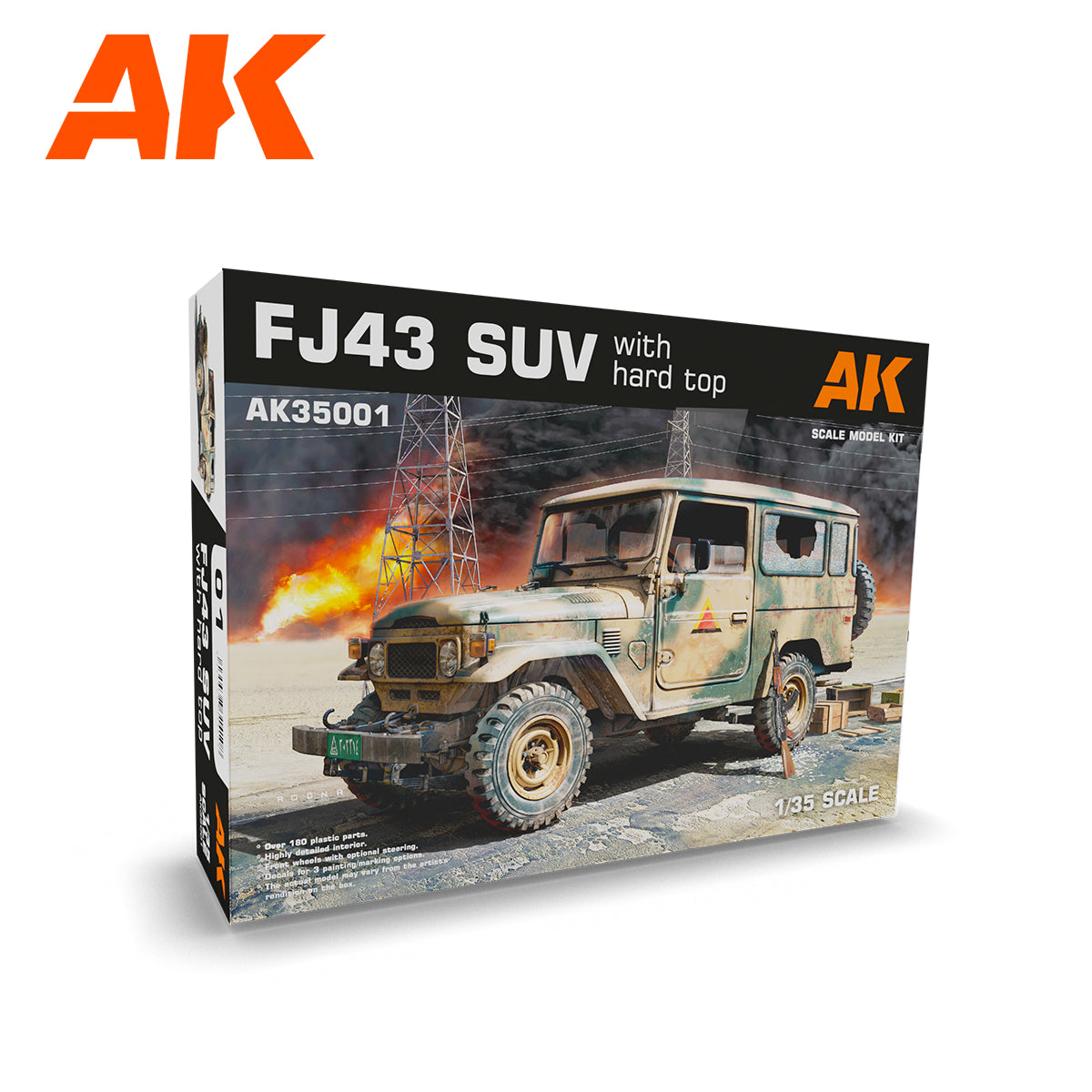 AK35001 - FJ43 SUV with hard top - 1/35