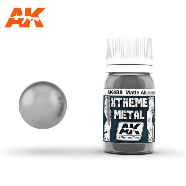 AK488 - AK Xtreme Metal - Matte Aluminium