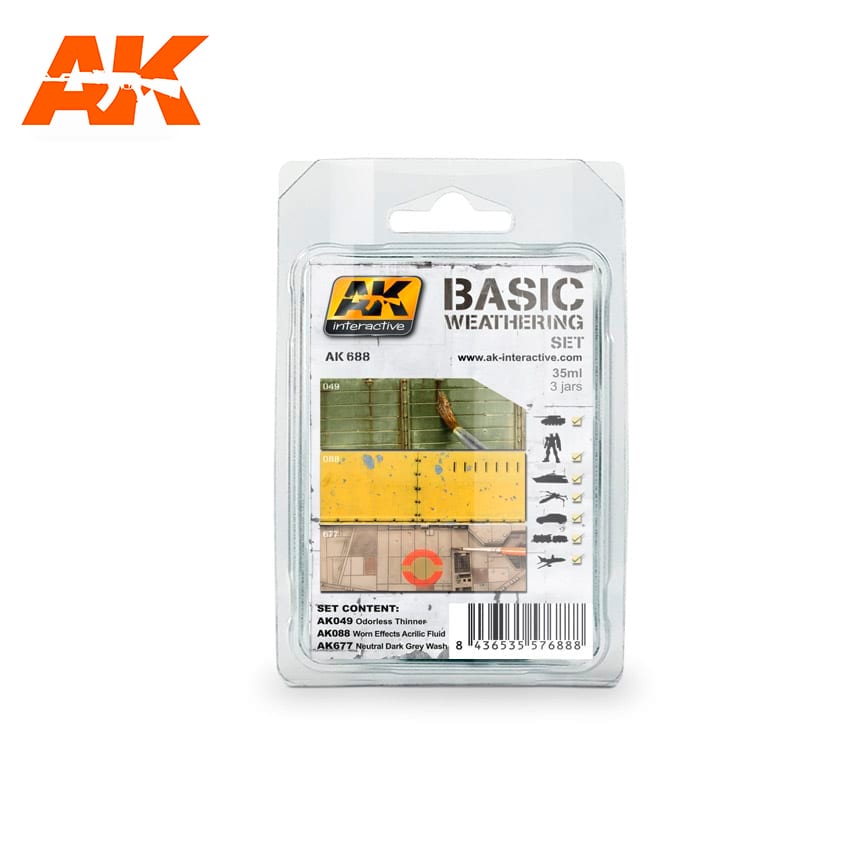 AK688 - AK Interactive Basic Weathering Set