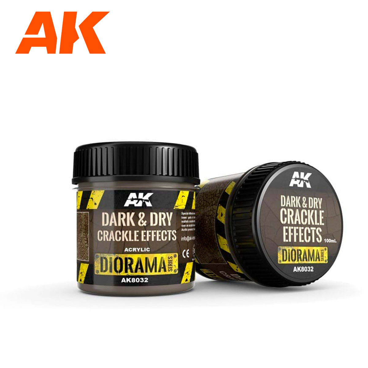 AK8032 - Dark & Dry Crackle Effects 100ml