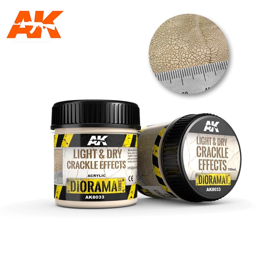 AK8033 - Light & dry crackle effects 100ml