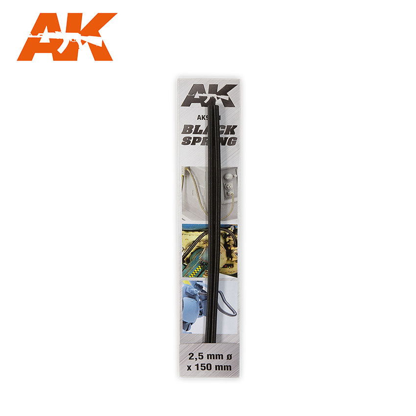 AK9191 - Black Spring 2,5mm