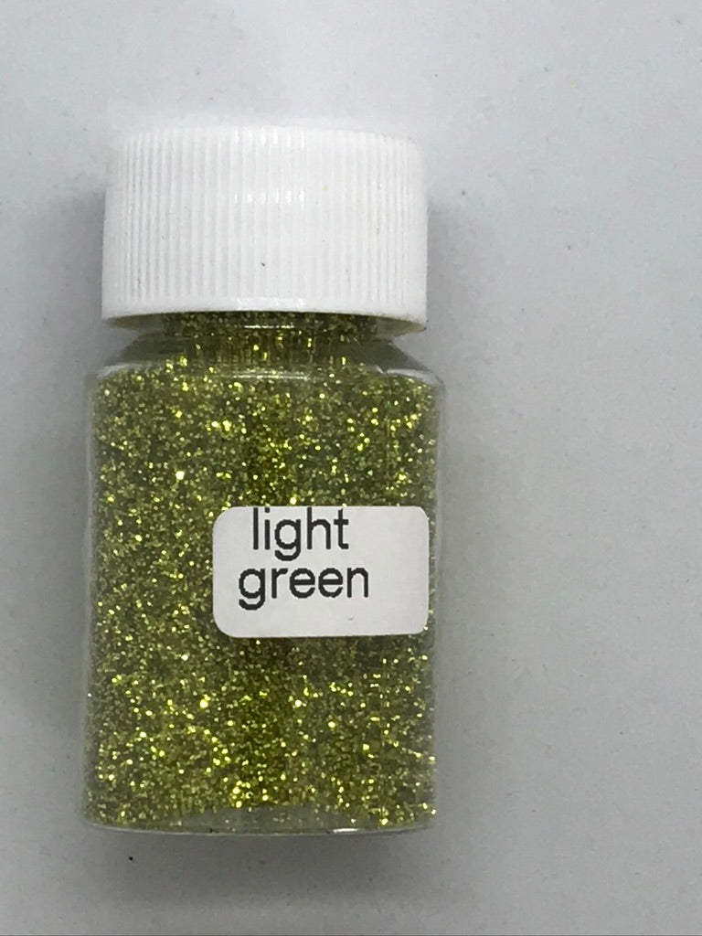 Light Green Gold Fine Glitter - +/- 20 grams