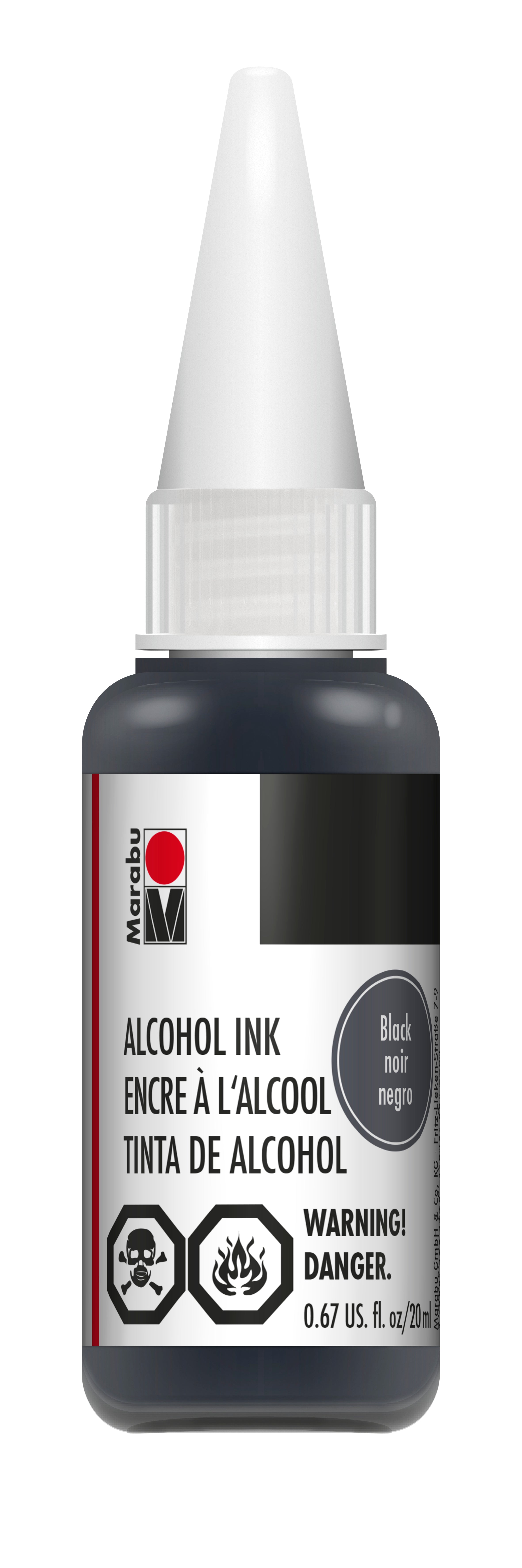 Marabu Alcohol Ink 20 ml - BLACK