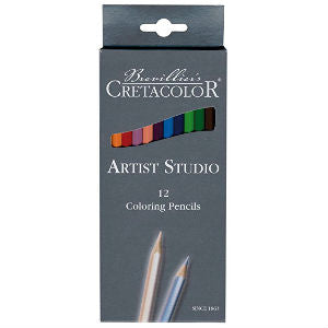 Cretacolour Studio Coloured Pencils 12