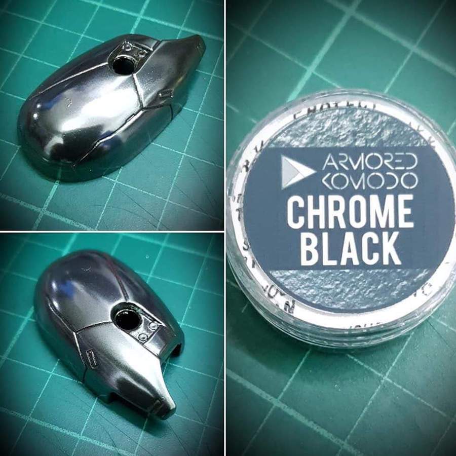 Armored Komodo - Chrome Black Chromaflair Pigment