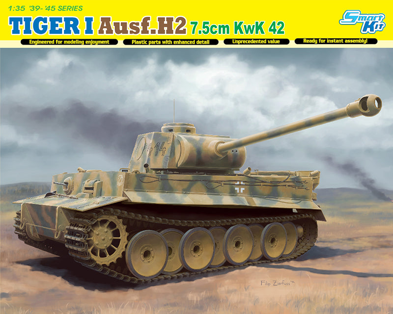 DR6683 - 1/35 Tiger I Ausf.H2 7.5cm KwK 42