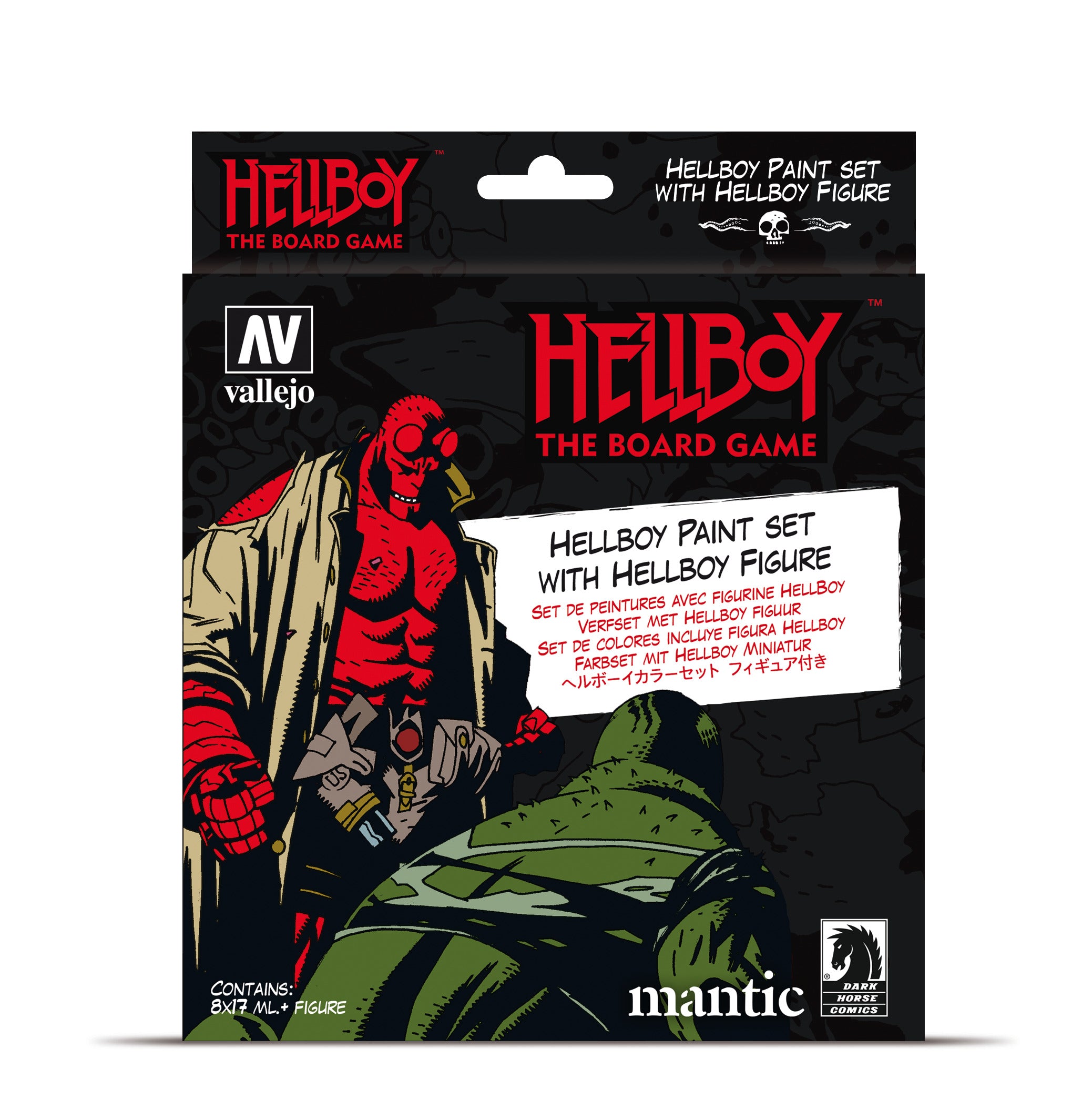 70.187 - Hellboy Paint Set (8) - Vallejo Model Color Set