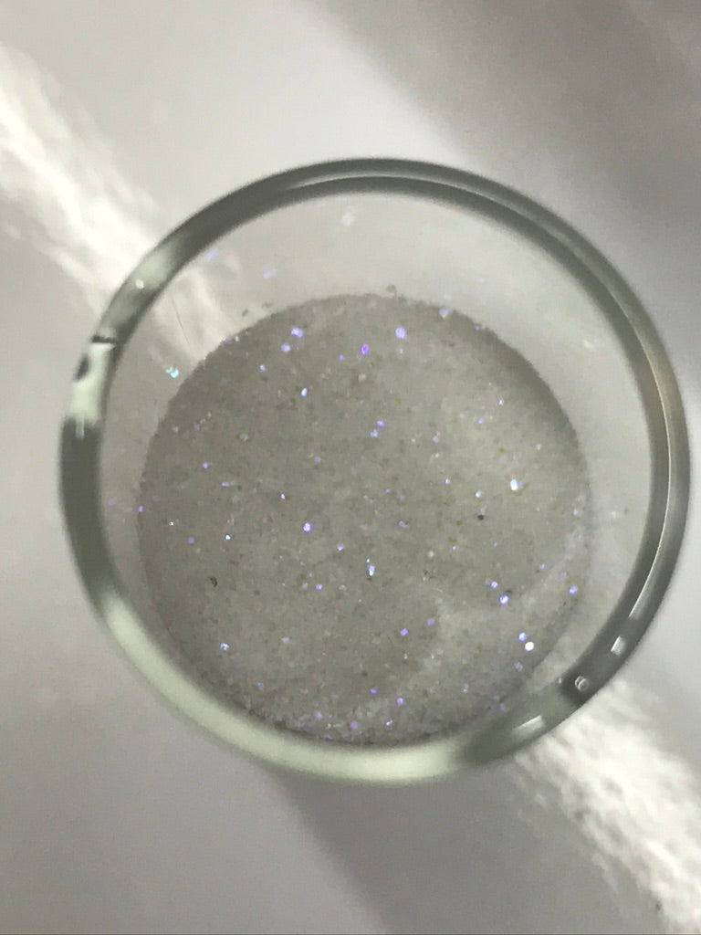 WHITE with Blue Sparkle 5 grams