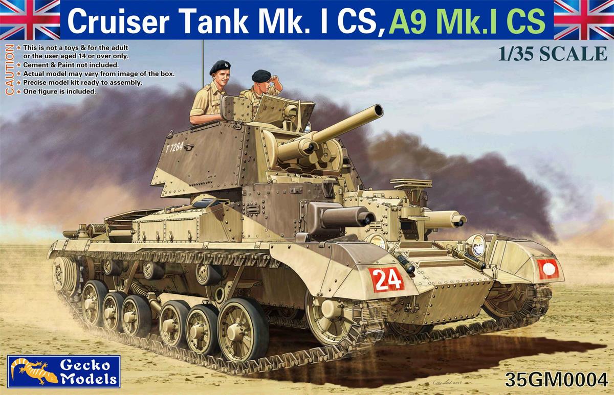 GM350004 - Gecko Models 1/35 British WWII A9/A9 CS Mk.I /I CS Cruiser Tank w/Interior