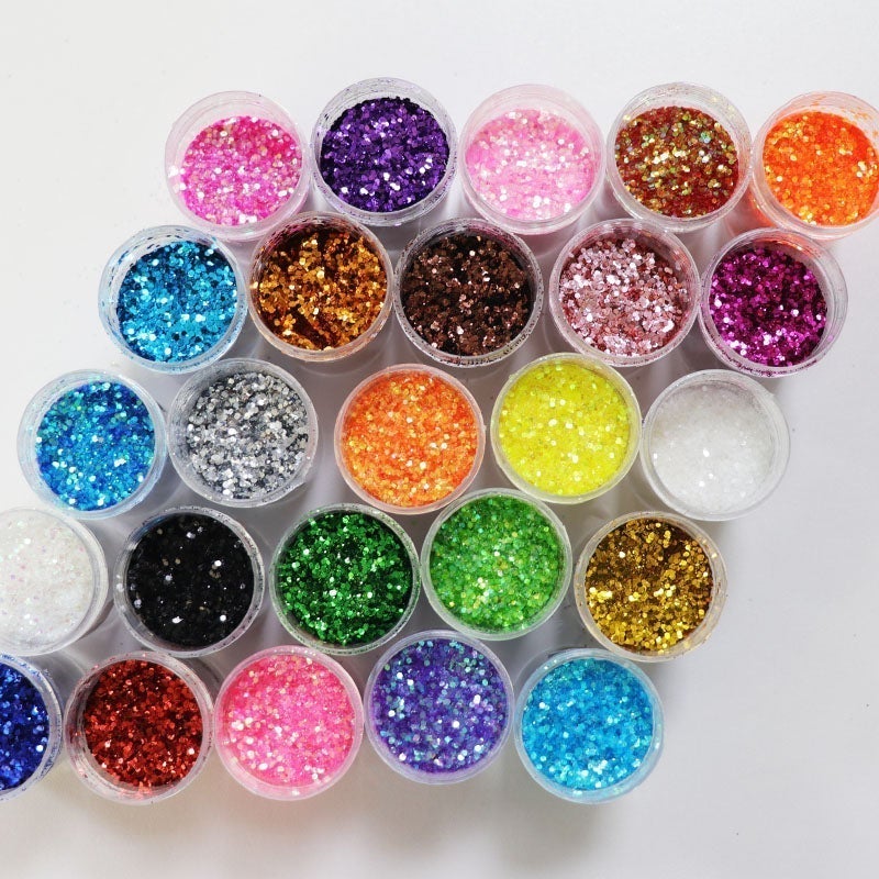 Black -  Shimmer Glitter - +/- 20 grams