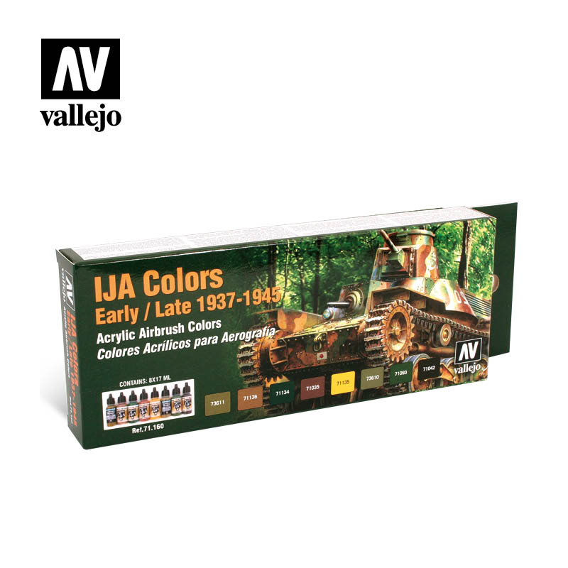 71.160 IJA Colors Early/Late - Vallejo Model Air Set