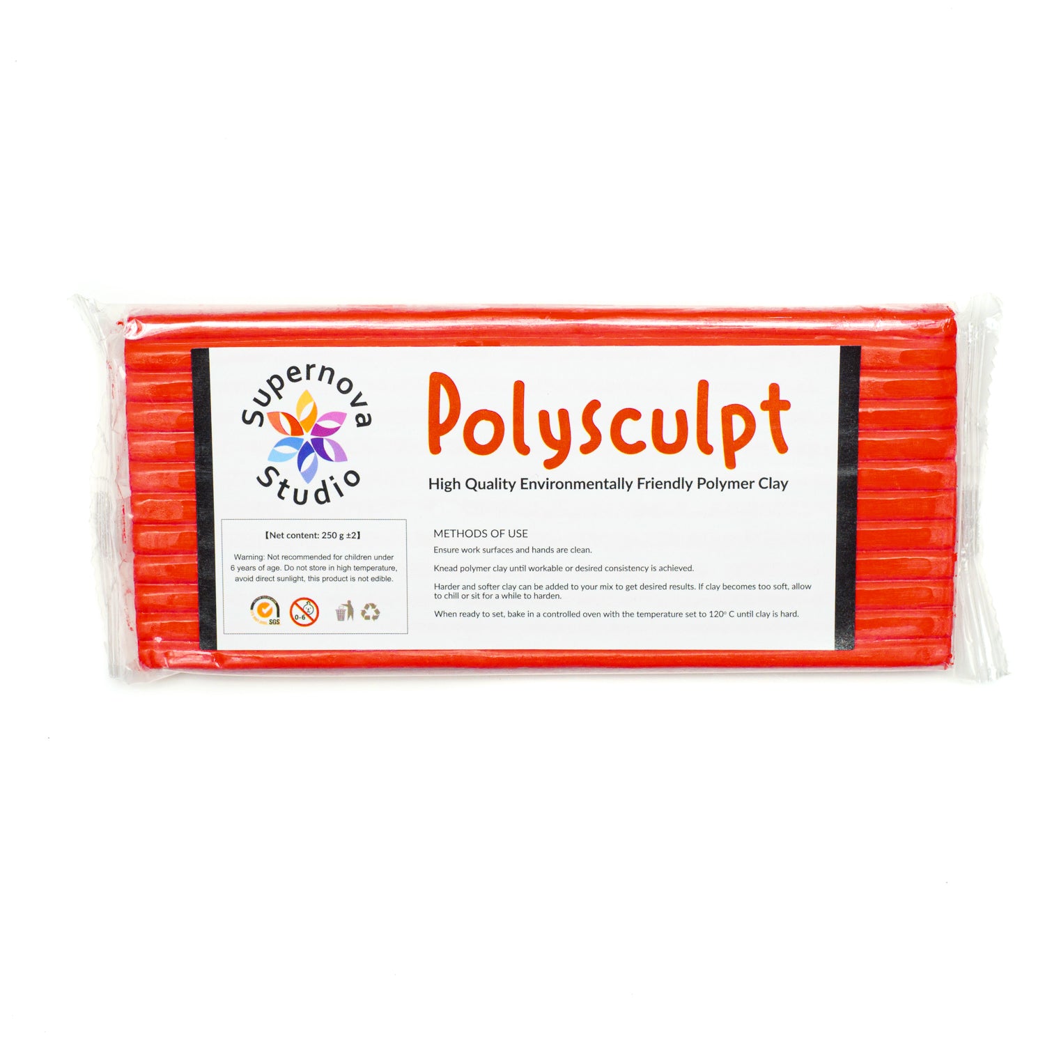 Ruby Red  Polysculpt™ Polymer Clay -  250g