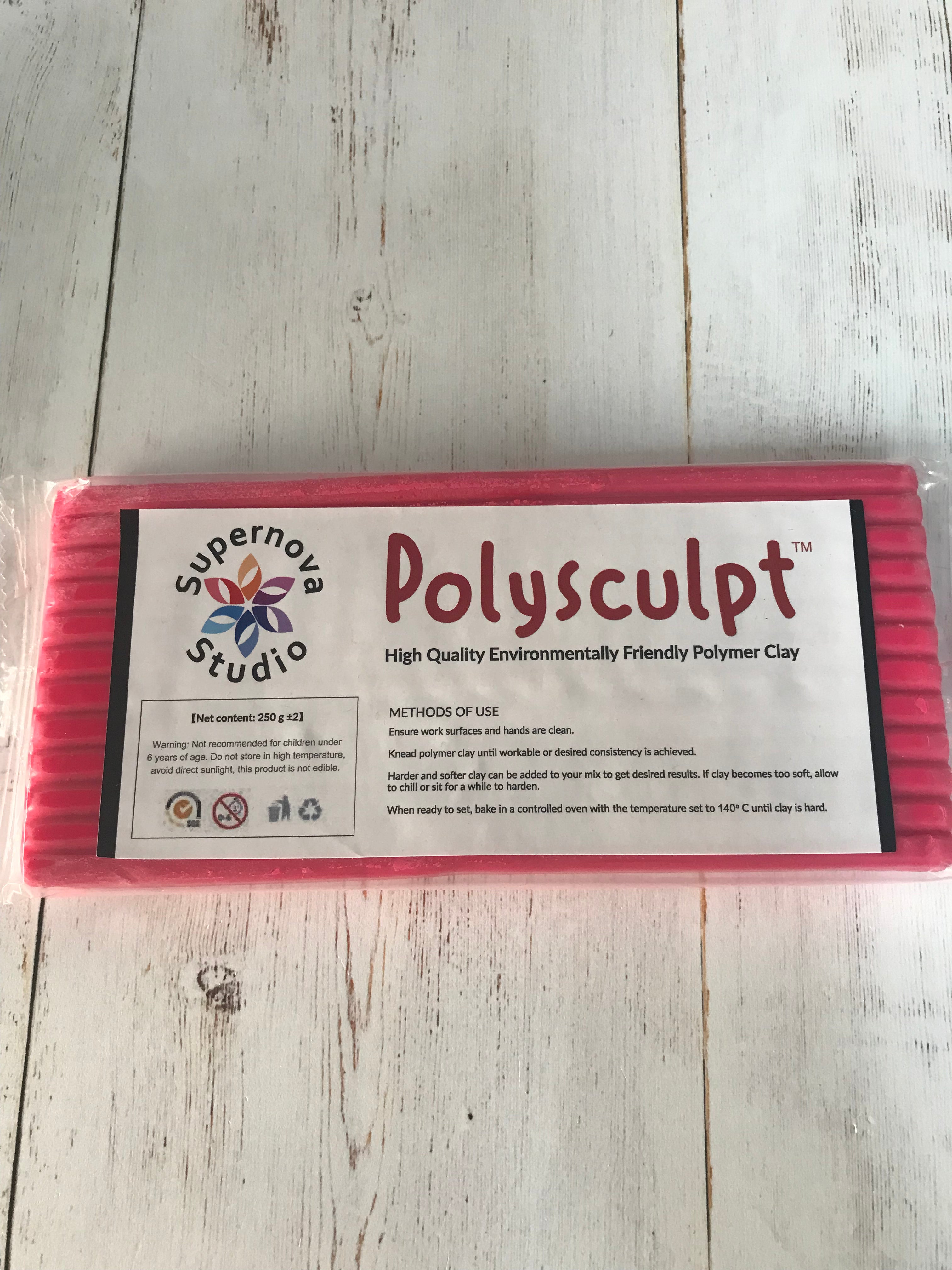 Rose Red Polysculpt™ Polymer Clay - 250g