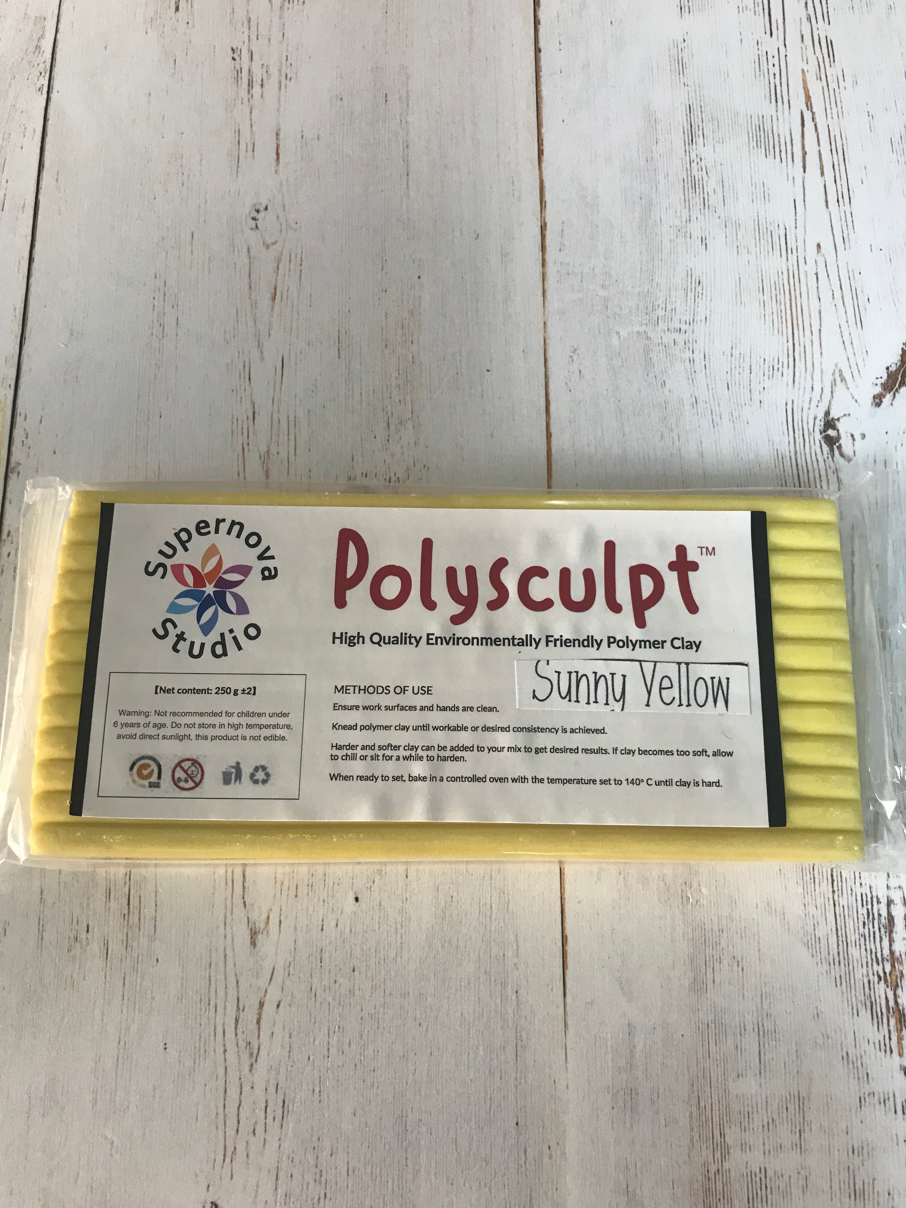 Sunny Yellow Polysculpt ™ Polymer Clay - 250g