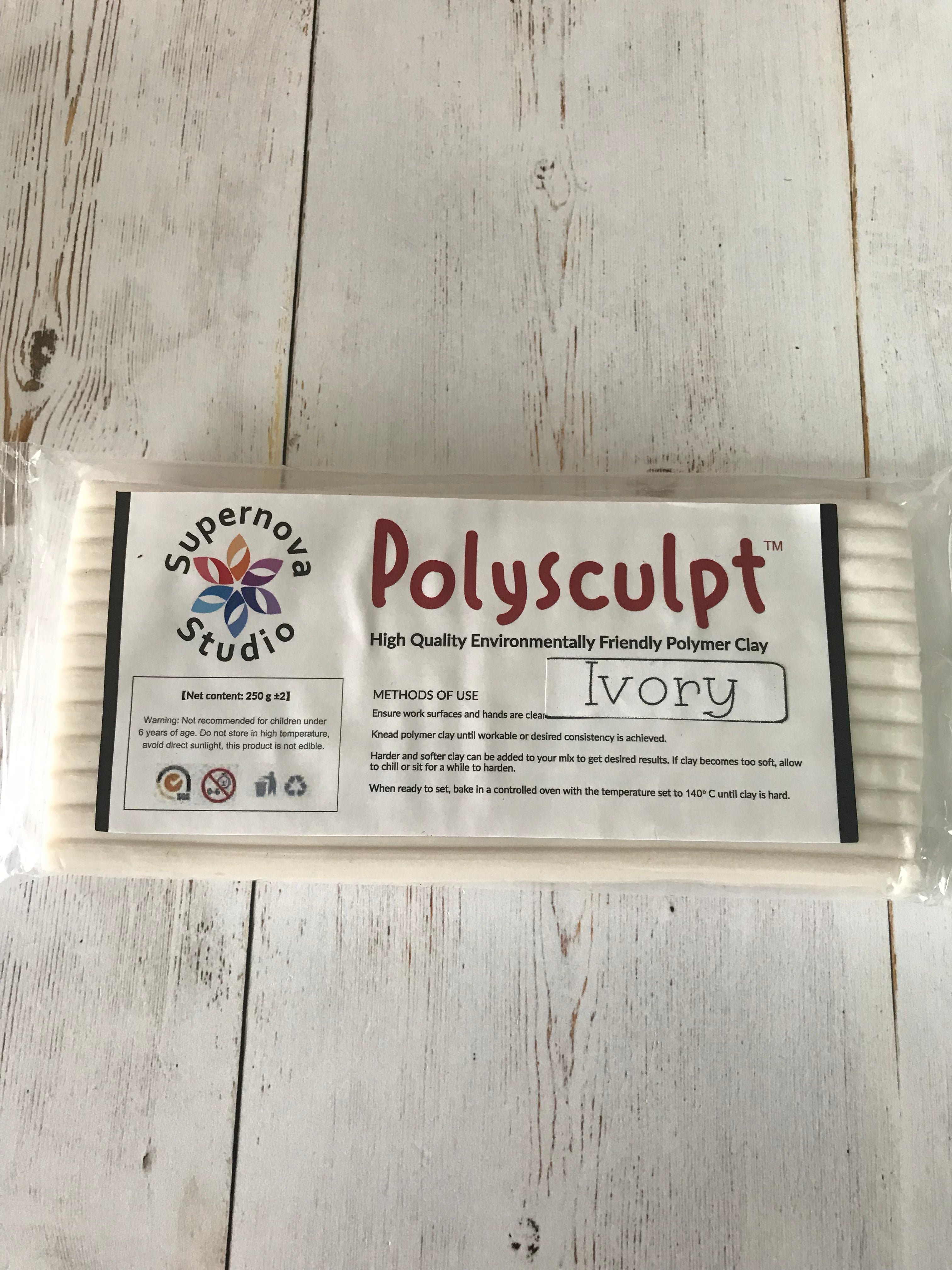 Ivory Polysculpt ™ Polymer Clay - 250g