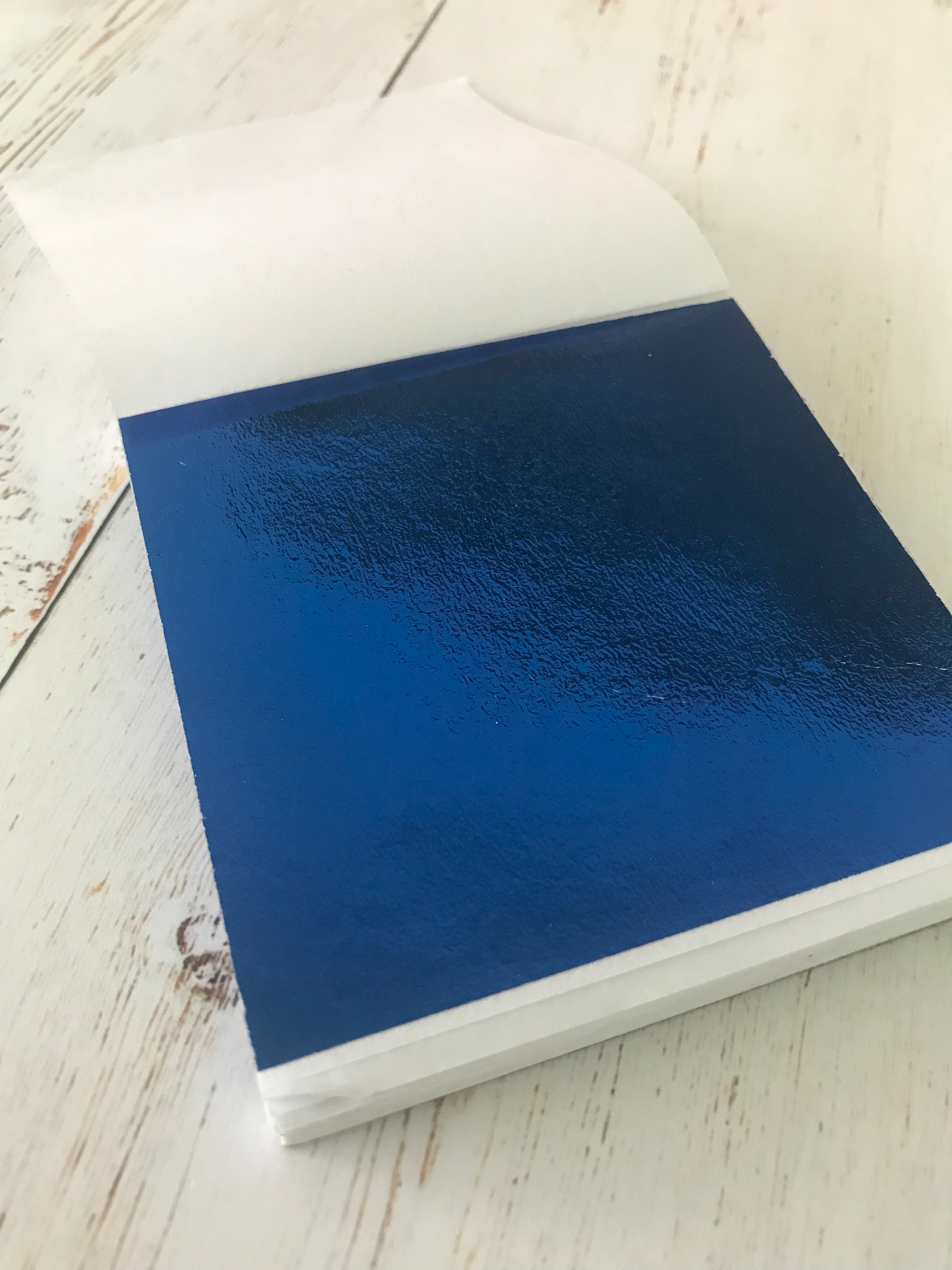 Sapphire Blue Leaf Sheets 9cm x 9cm (100 Sheets)