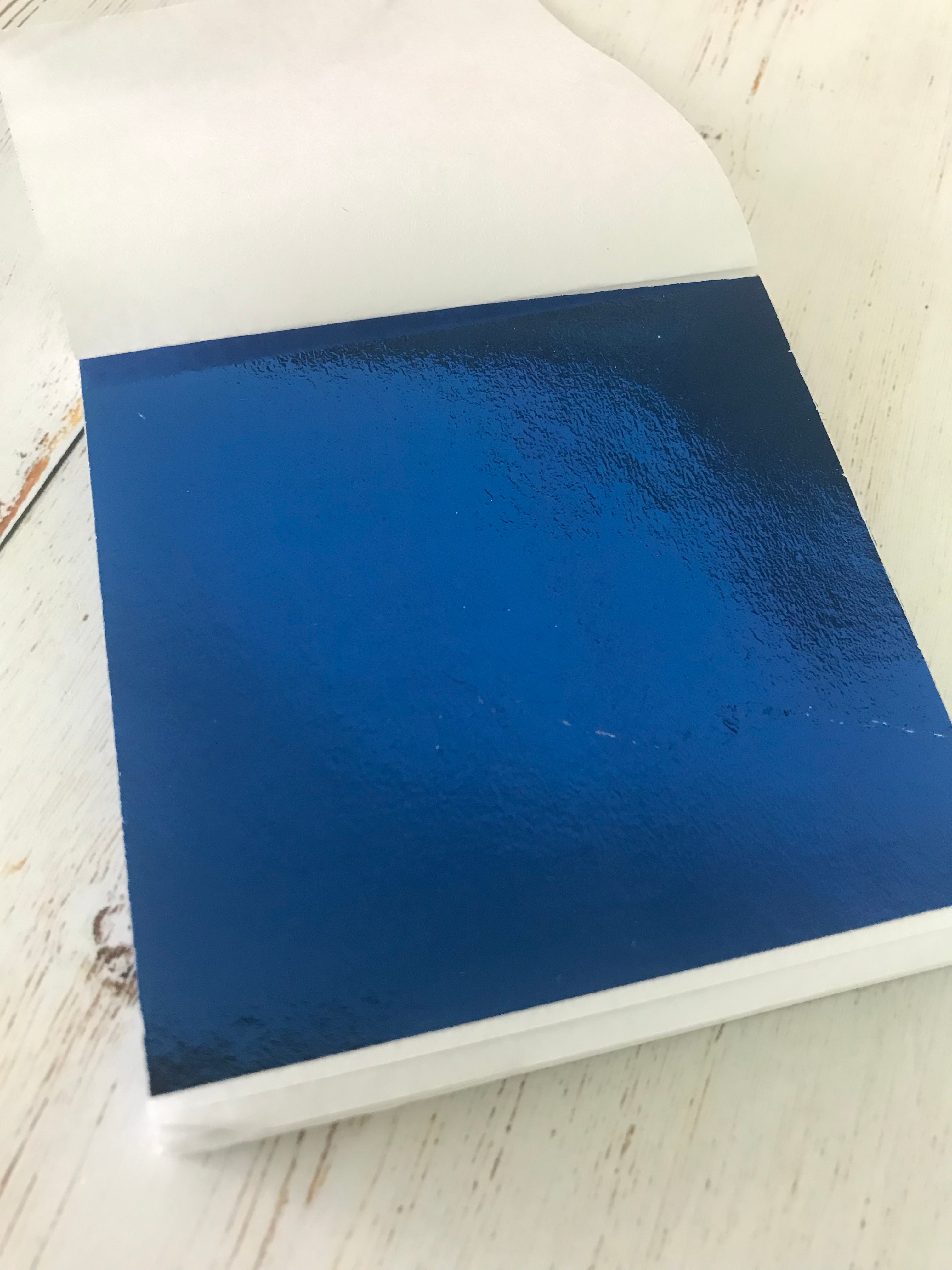 Sapphire Blue Leaf Sheets 9cm x 9cm (100 Sheets)