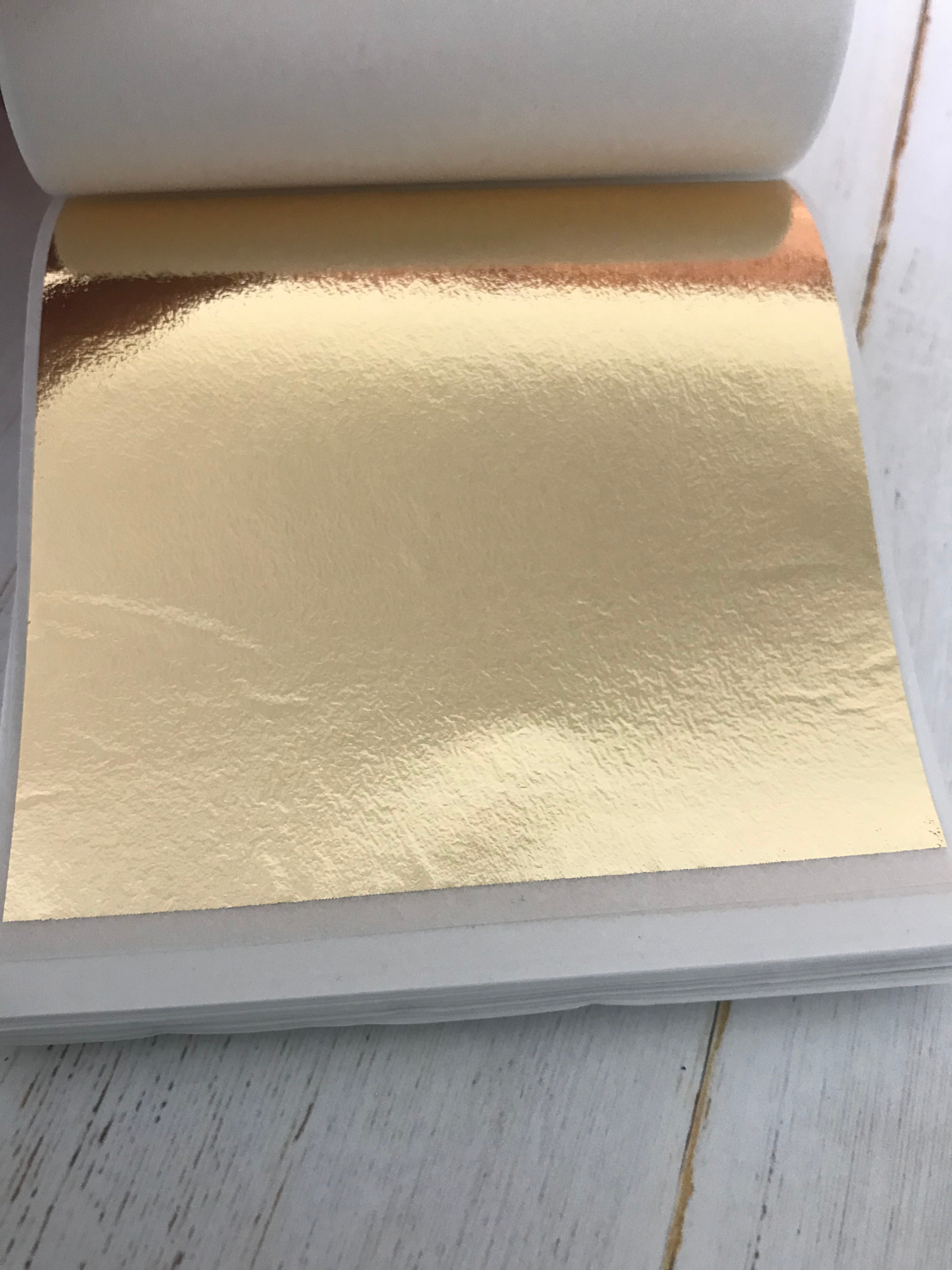 Imitation Gold Leaf Sheets 9cm x 9cm (100 Sheets)