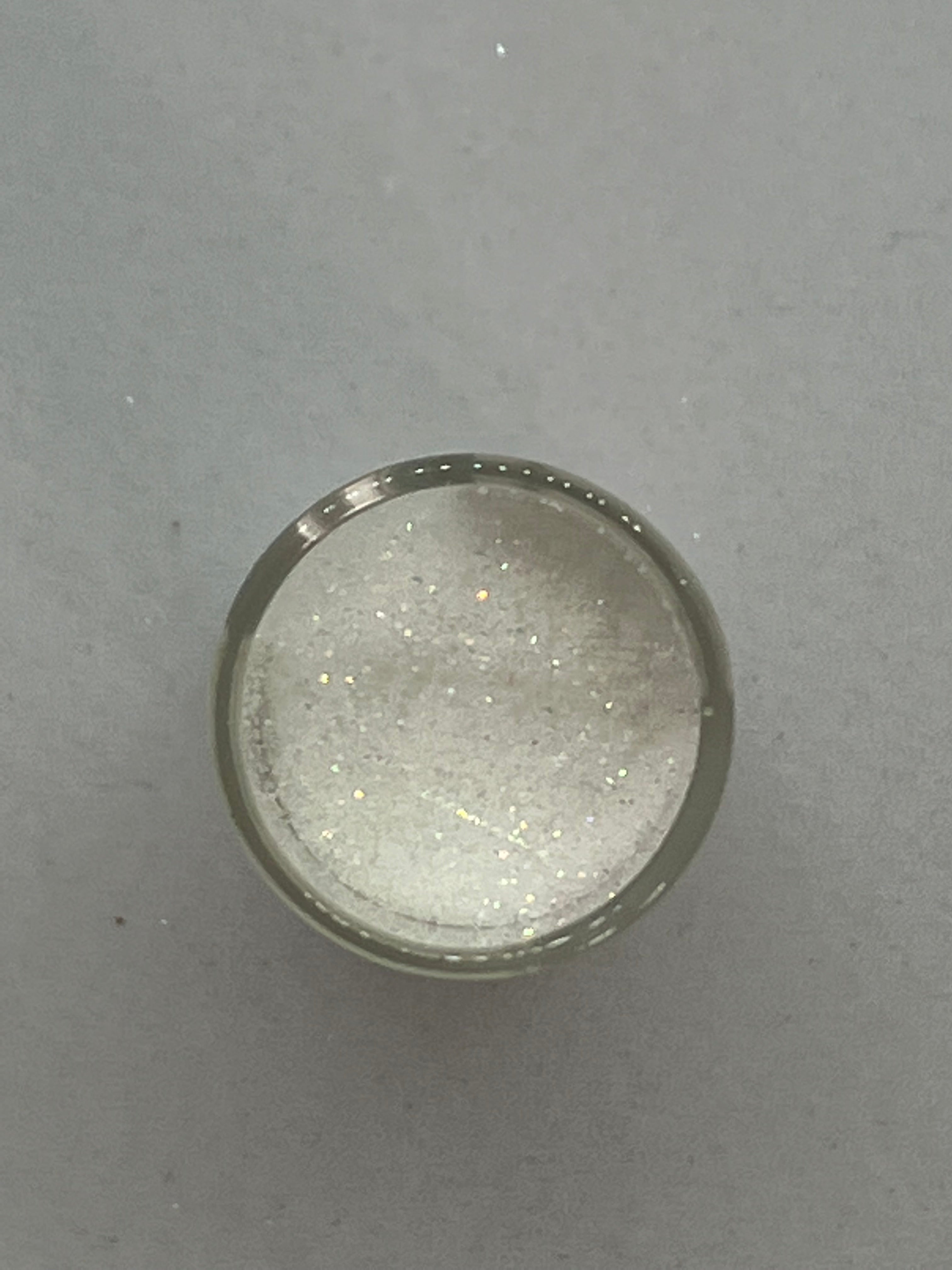 WHITE with Gold Sparkle 5 grams