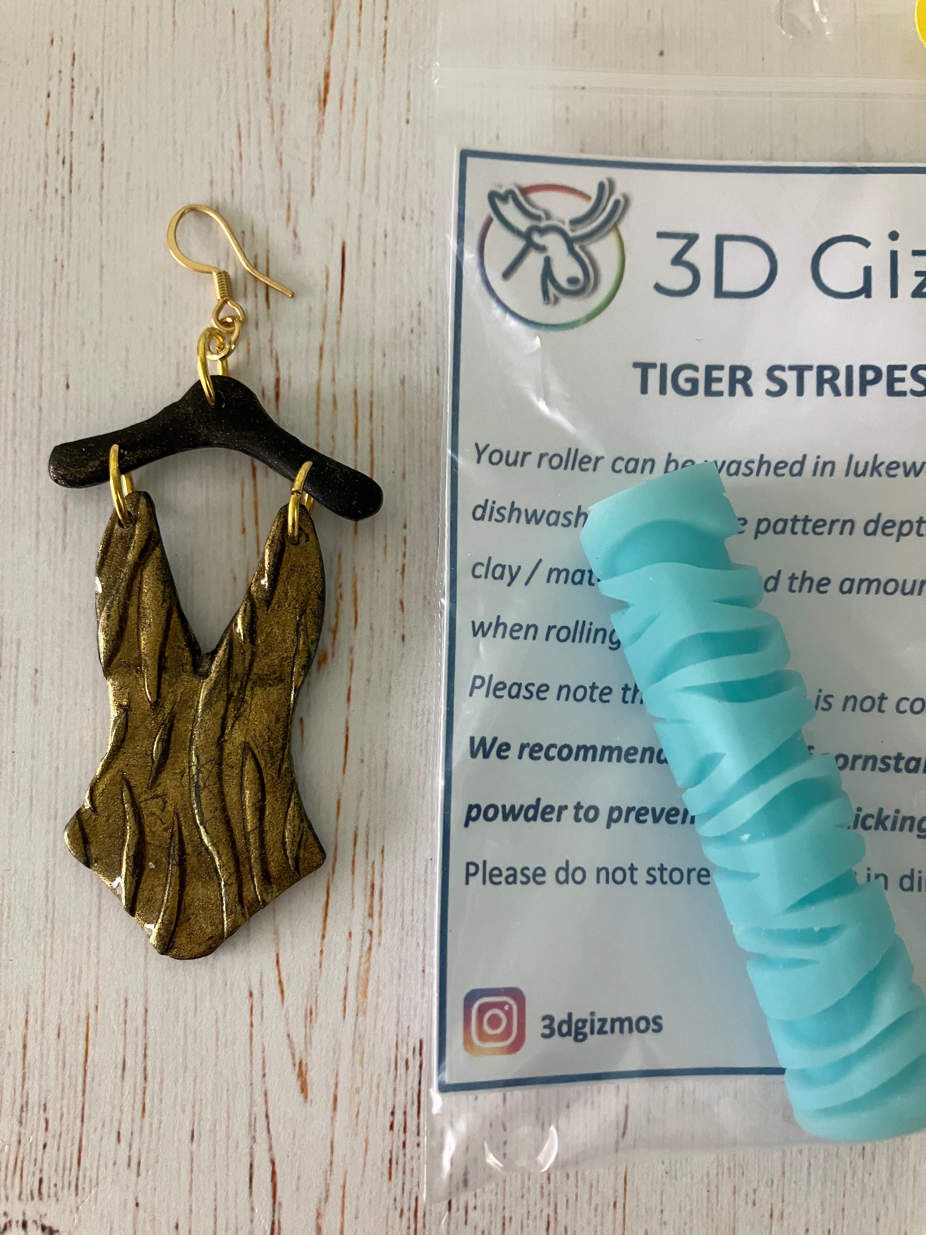 3D Gizmo's -  Tiger Stripes Roller