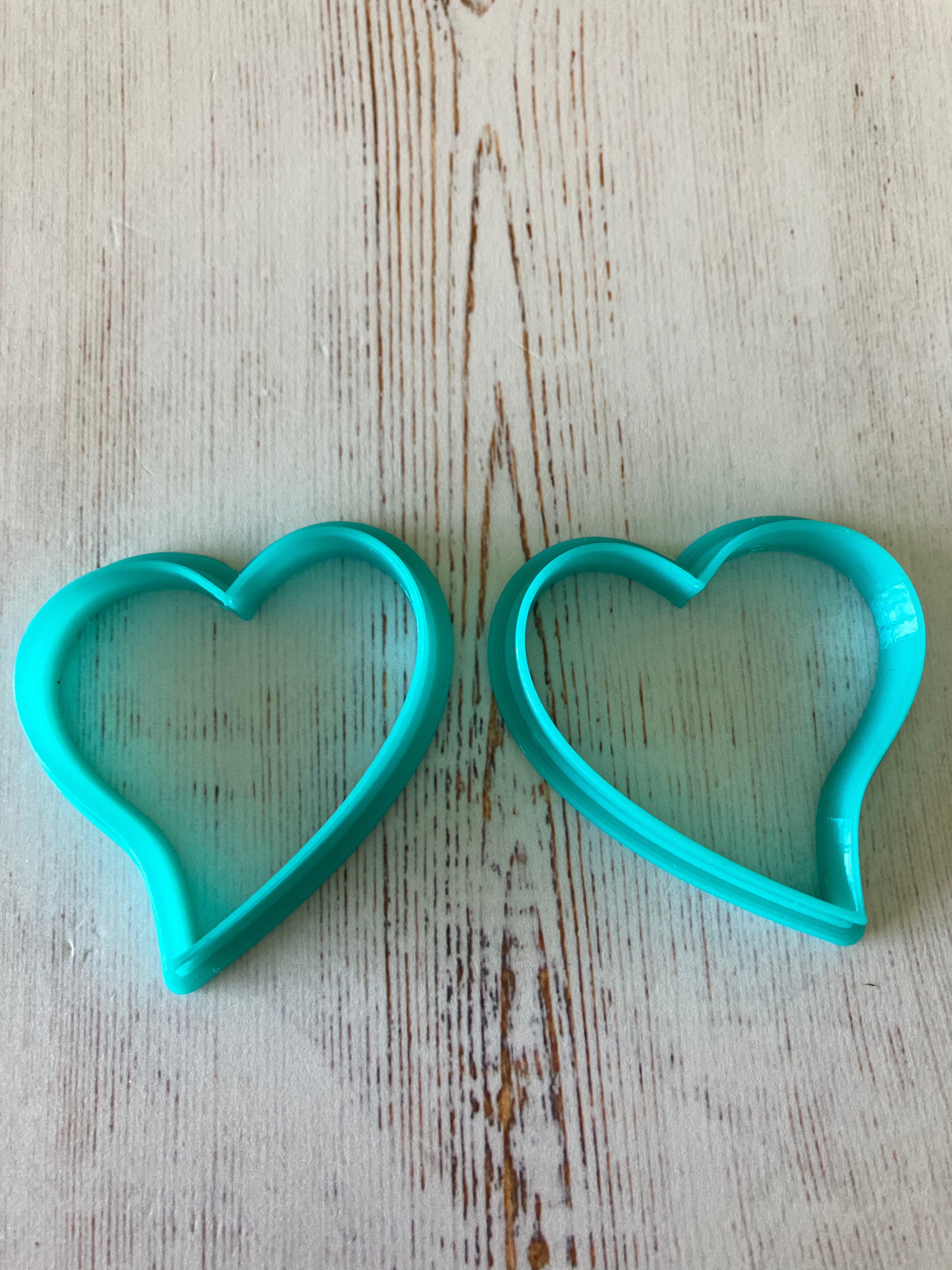 3D Gizmo's - Curved Hearts 40 MM (2 Cutters)