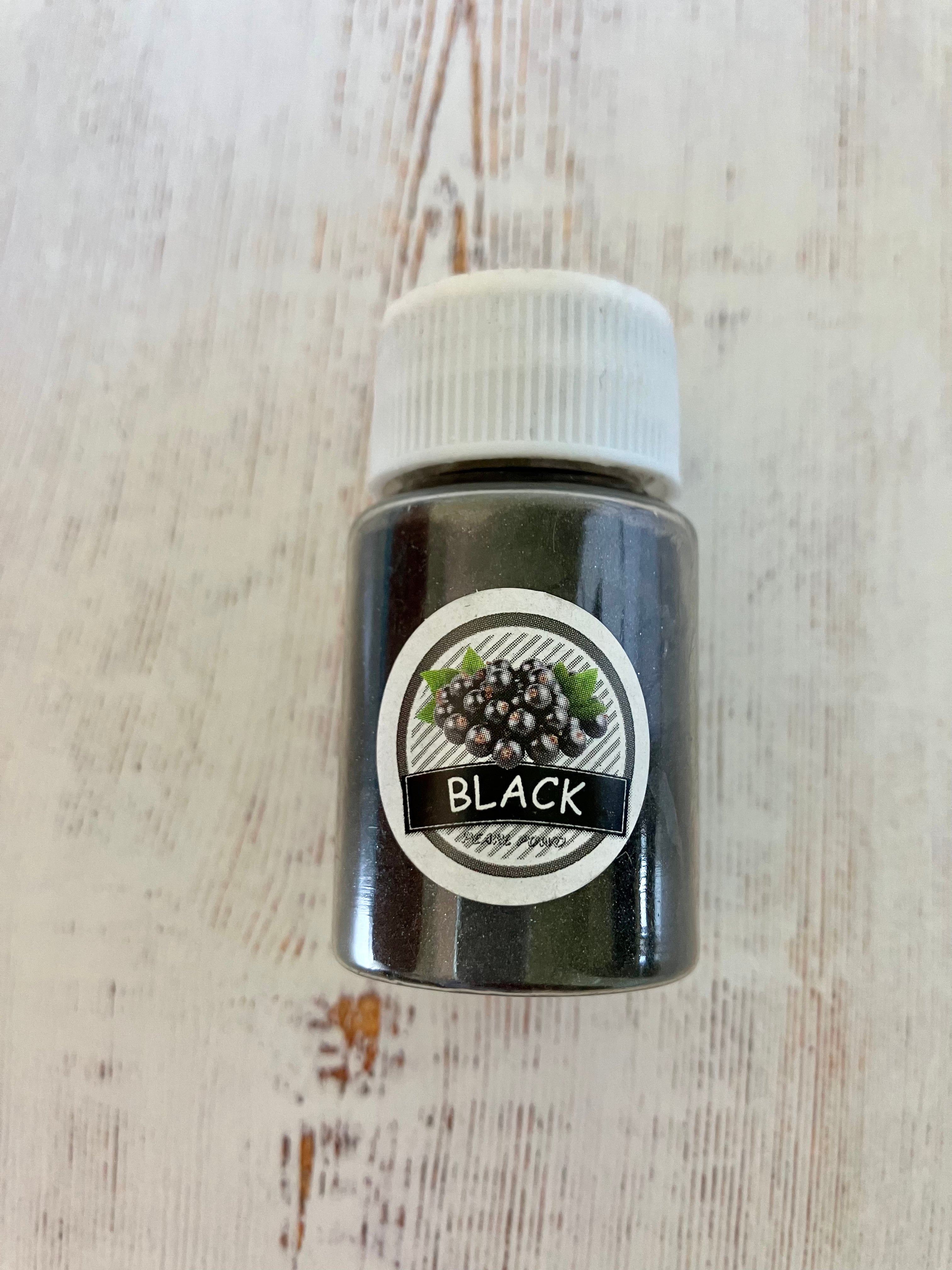 Black - Pigment Powder - +/- 10 grams