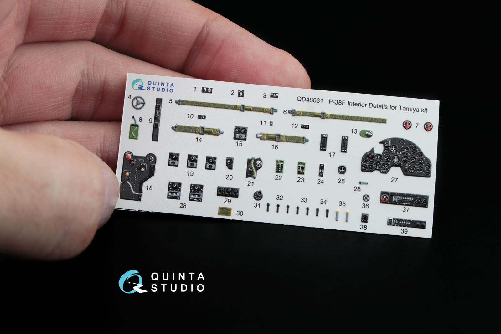 Quinta Studio - 1/48 P38F - QD48031 for Tamiya kit