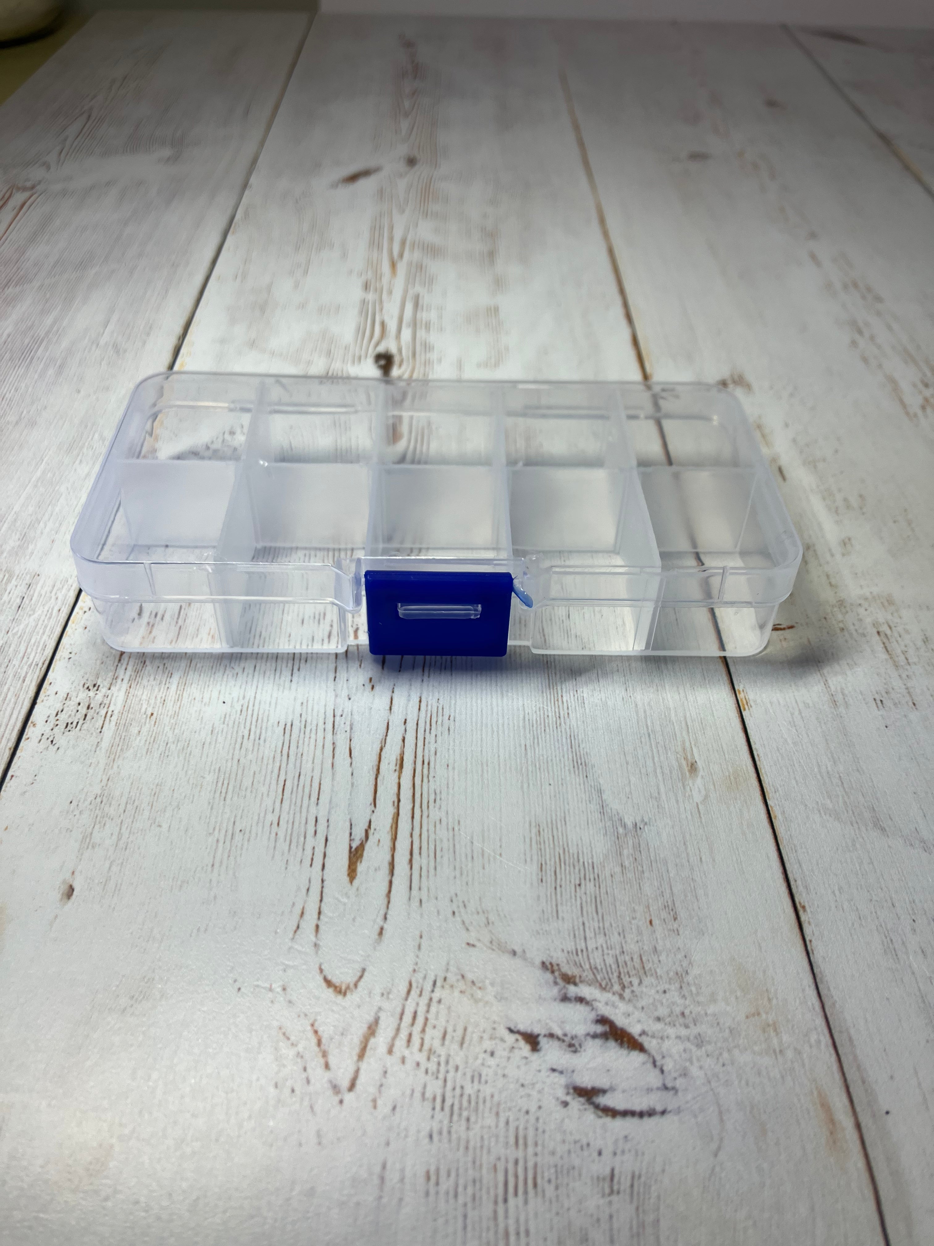 Small Plastic Organizer Box (10 Compartments) EMPTY