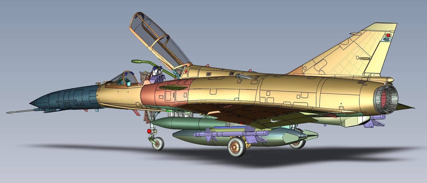KIN48081 - Kinetic 1/48 SAAF Cheetah-D Fighter