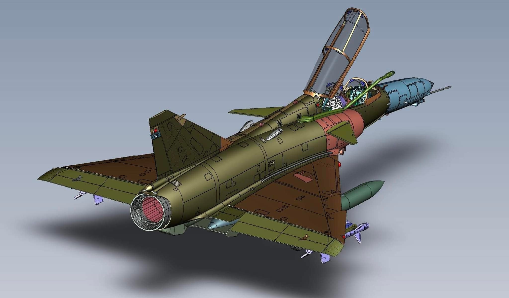 KIN48081 - Kinetic 1/48 SAAF Cheetah-D Fighter