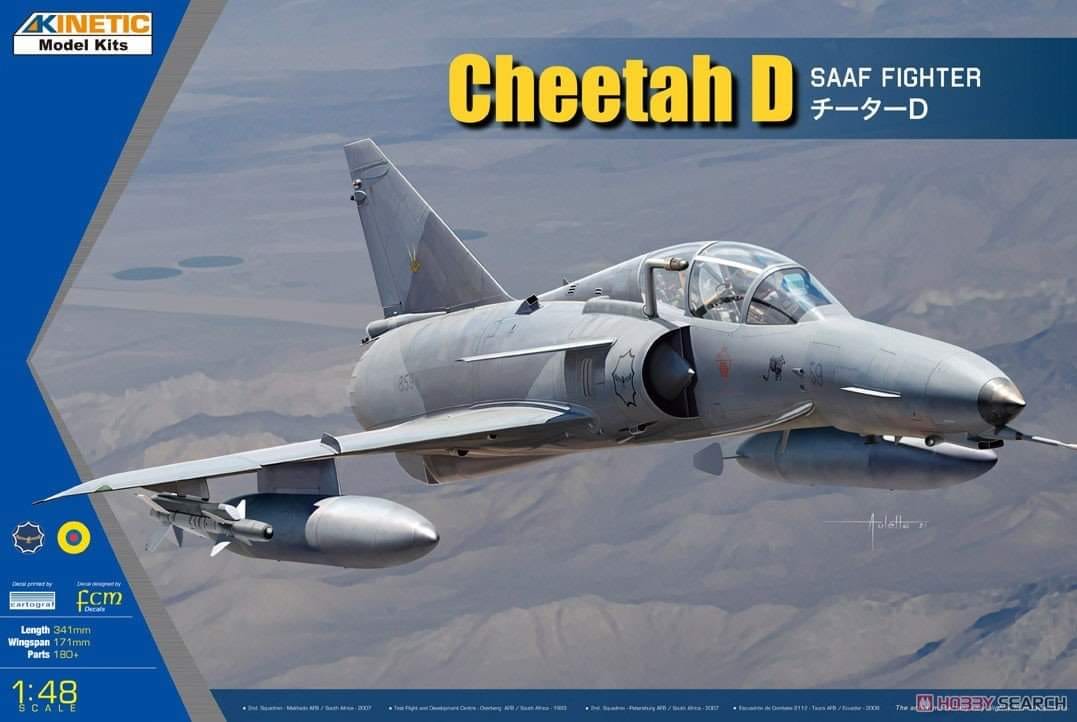 KIN48081 - Kinetic 1/48 SAAF Cheetah-D Fighter