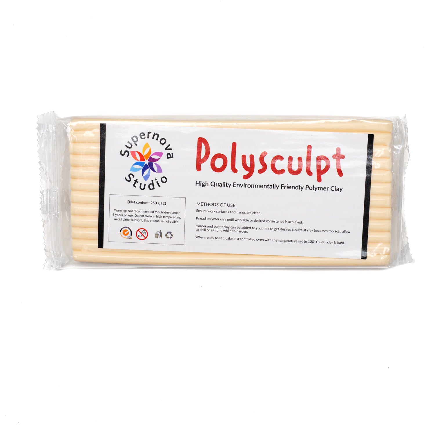 Light Flesh Polysculpt™ Polymer Clay -  250g
