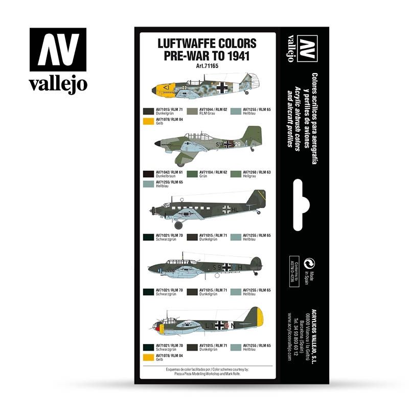 71.165  -  - Vallejo Model Air Set