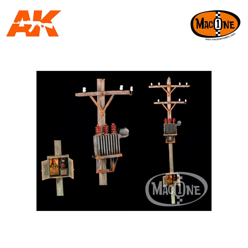 MAC35127 - Electrical Pole And Transformer