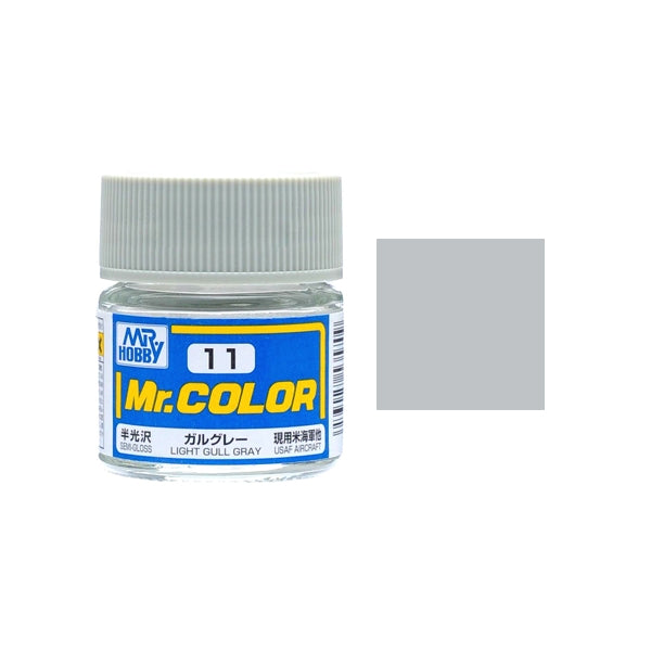 Mr. Color 11  - Light Gull Gray (Semi-Gloss)